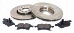 Bremsensatz, Bremsscheiben mit Bremsbelägen Vorderachse (47690), Opel & Vauxhall